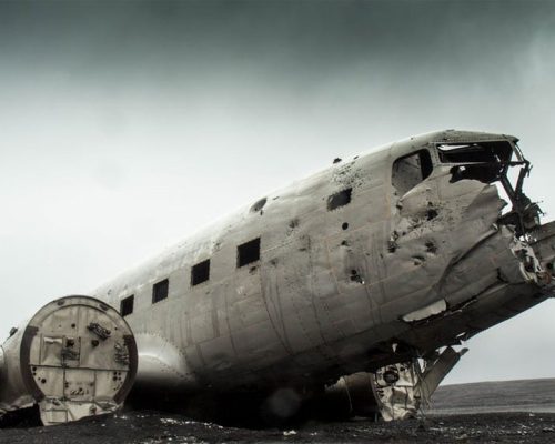 Fighter Plane Crash During World War